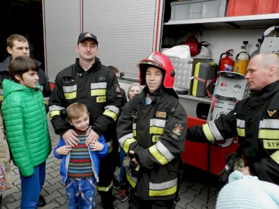 Wycieczka do JR-G Straży Pożarnej w Rabce