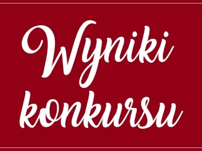 Wyniki konkursu 